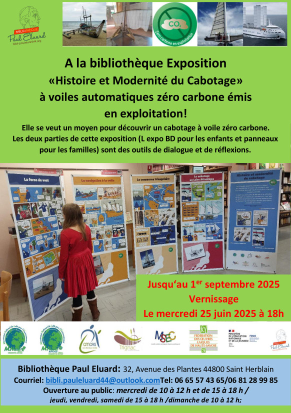 Couverture de Exposition : "Histoire et modernité du Cabotage"