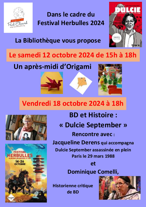 Couverture de Herbulles 2024 - BD et Histoire - Dulcie September