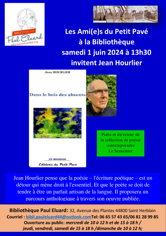 Couverture de Les Amis du Petit Pavé invitent Jean Hourlier