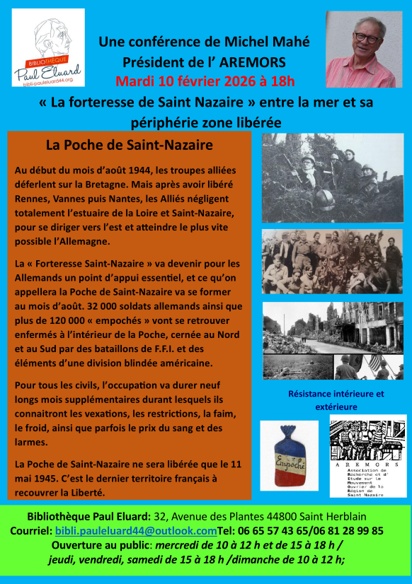 Couverture de Conf&eacute;rence : "La forteresse de Saint-Nazaire" entre la mer et la p&eacute;riph&eacute;rie zone lib&eacute;r&eacute;e
